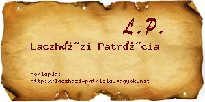 Laczházi Patrícia névjegykártya
